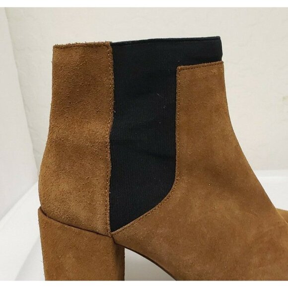 Zara Chelsea Ankle Boots sz 41 (10.5) tan Chukka booties - Picture 9 of 11